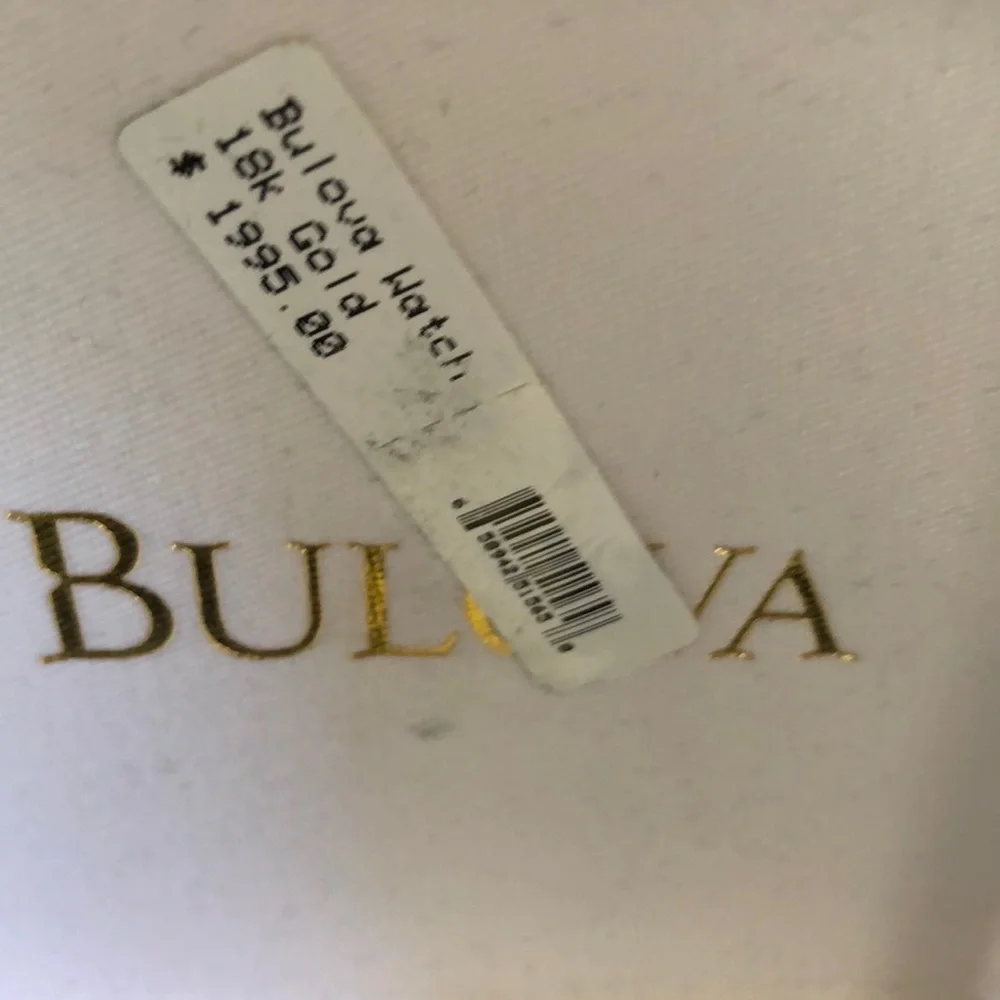 Bulova Ocean Star Datoday Commander 18k Gold Watch